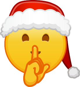 圣诞节emoji表情表情包安静