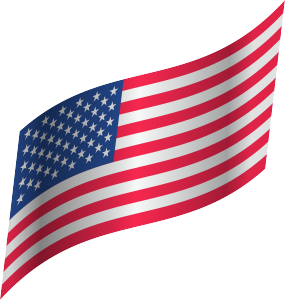 国旗美国3d插画装饰