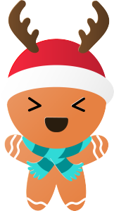 圣诞圣诞节可爱卡通姜饼人