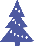 圣诞树圣诞圣诞节插画扁平