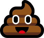 大便贴纸emoji表情包icon