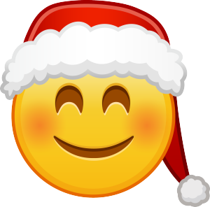 圣诞帽子圣诞表情包圣诞节笑容