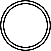 圆圈基础图形基本形状几何边框