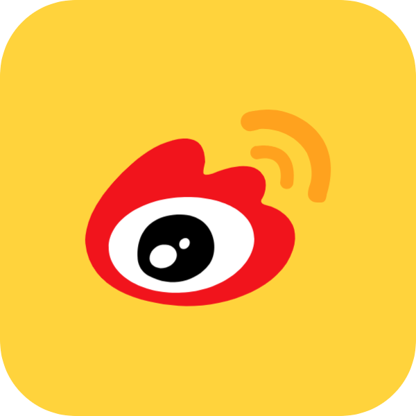 新浪微博logo图标微博常用软件贴纸素材和图片ID869FBc_Fotor懒设计