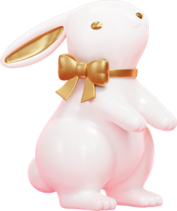兔子动物复活节节日卡通