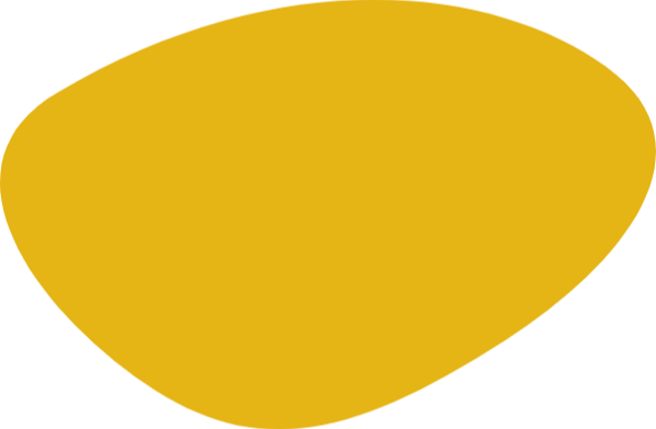 不规则的黄色圆形