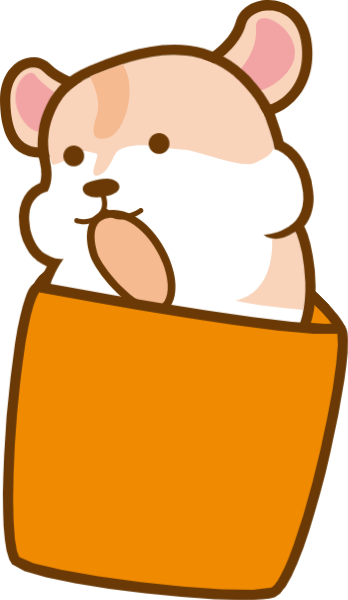 仓鼠金丝熊宠物动物卡通