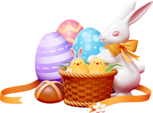 兔子动物复活节彩蛋节日