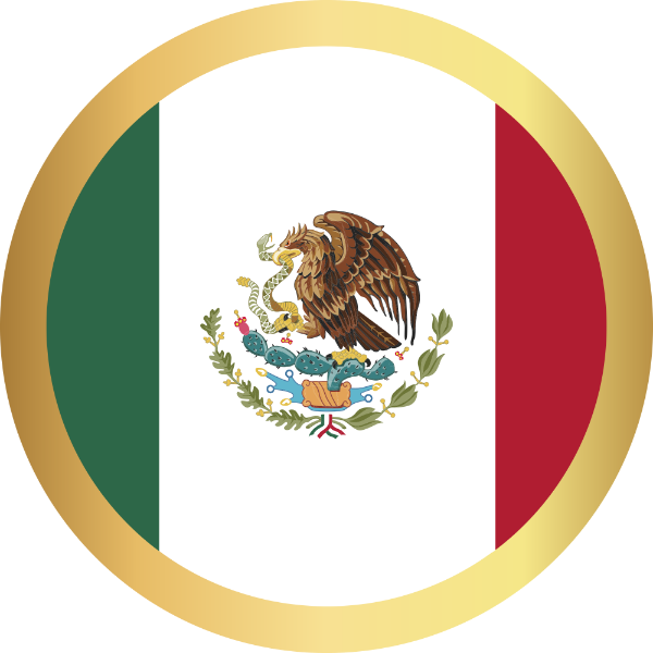国旗圆墨西哥国家足球