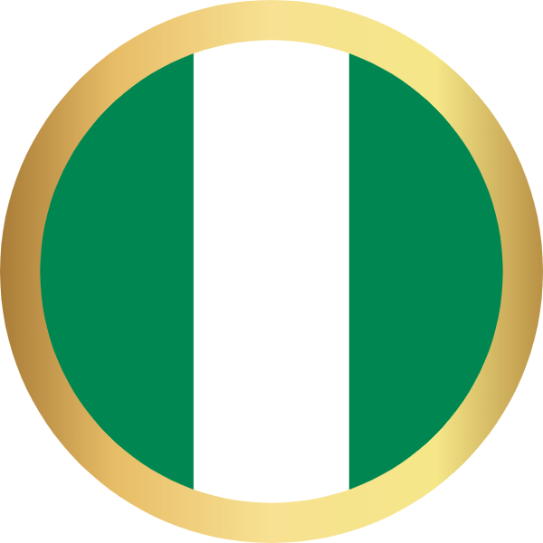 国旗圆尼日利亚国家足球