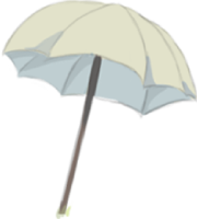 雨伞雨具伞下雨手绘