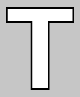 字母t镂空字母装饰装饰元素