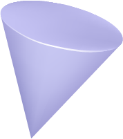 圆锥圆锥体3d几何图形立体