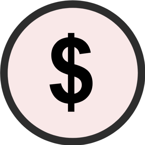 图标标识$符号钱币
