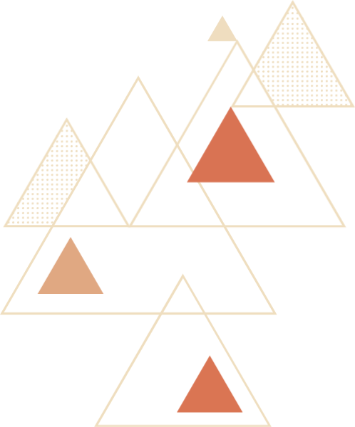 山山脉群山三角形几何