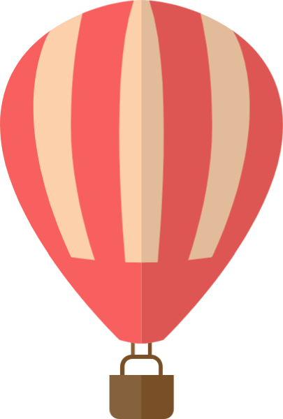 热气球气球装饰装饰元素手绘
