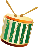 鼓绿帽子节圣帕特里克节音乐乐器