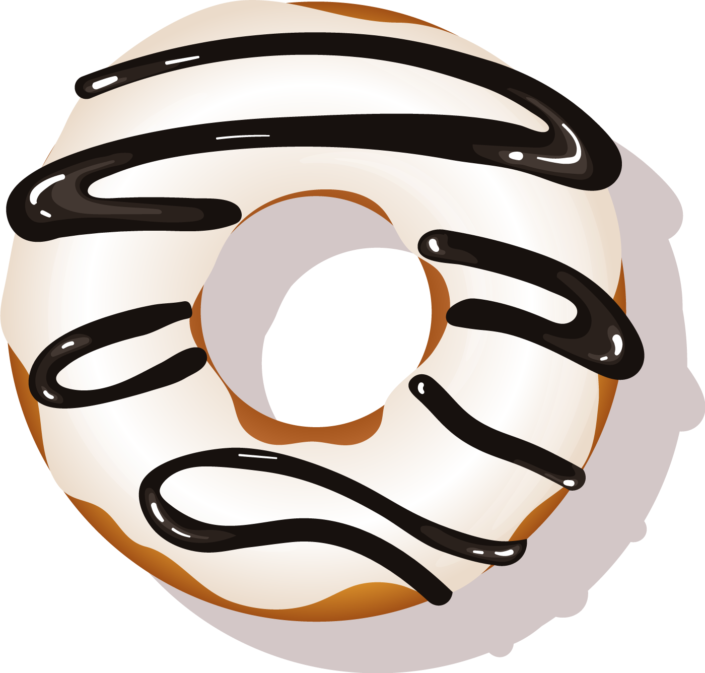 甜甜圈甜食甜品点心插画