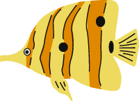 鱼鱼类动物热带鱼卡通