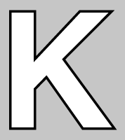 字母k镂空字母装饰装饰元素