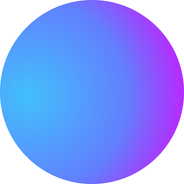 设计元素蓝紫渐变球渐变圆形