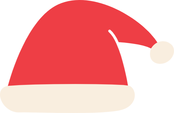 圣诞开心红帽子布帽圣诞老人