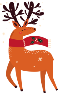 鹿麋鹿圣诞圣诞节动物