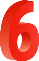 3d渐变数字