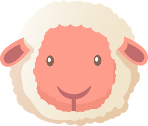 羊动物复活节卡通节日