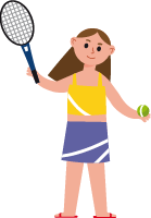 网球运动小孩孩子儿童