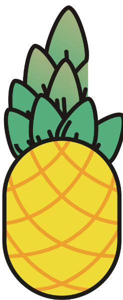 菠萝水果凤梨装饰元素装饰