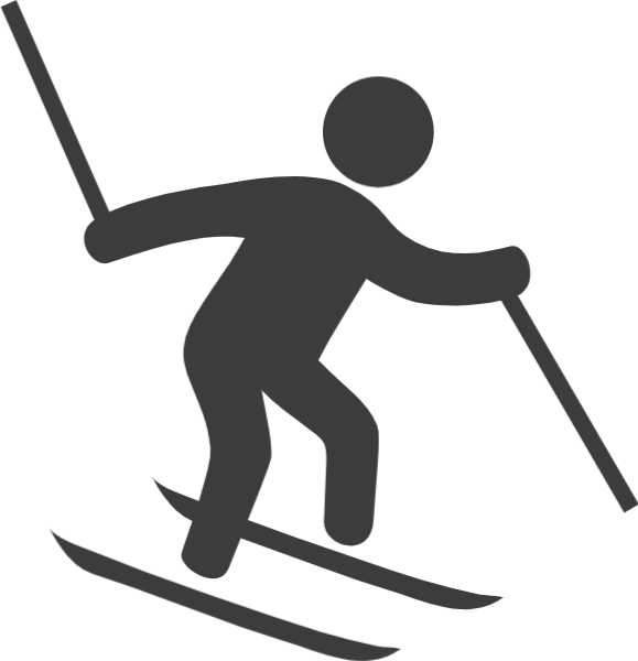 滑雪冰雪运动锻炼运动健身