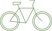 自行车单车装饰装饰元素手绘