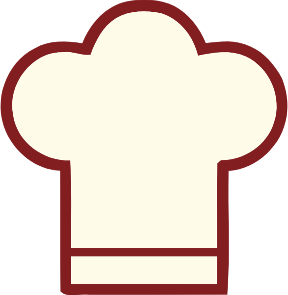 厨师帽帽子卡通厨师烹饪