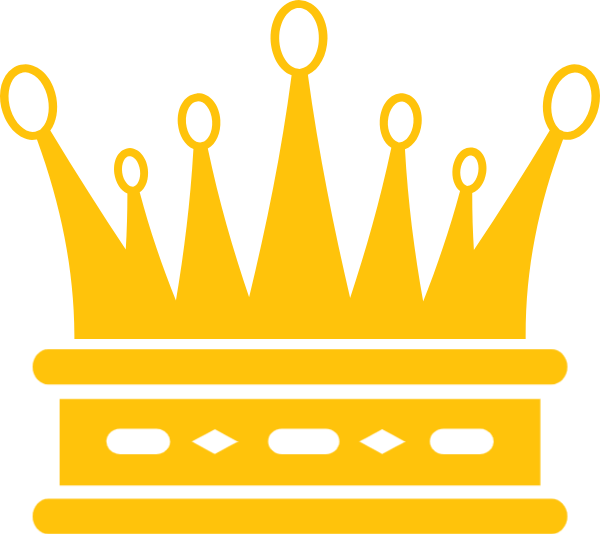 皇冠黄色公主国王节日