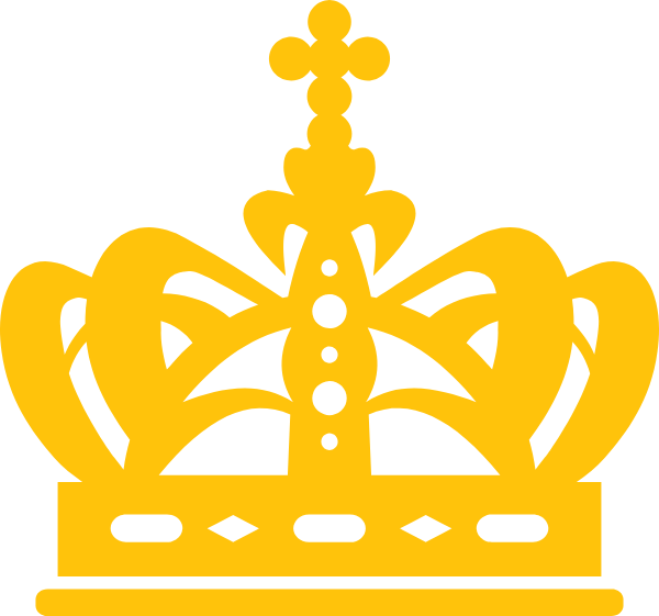 皇冠黄色公主国王节日