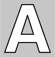 字母a镂空字母装饰装饰元素