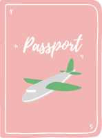 passport护照旅行旅游笔记本