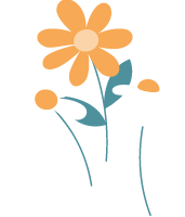 花花朵植物卡通插画