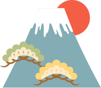 富士山日本日系和风传统