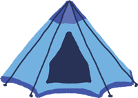 帐篷春游野营营地