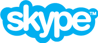 社交媒体图标标识skype矢量