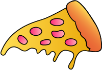 酸性pizza食物卡通