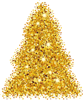 圣诞树圣诞圣诞节亮片金粉