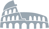 罗马角斗场建筑卡通装饰装饰元素