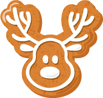 鹿麋鹿驯鹿饼干圣诞