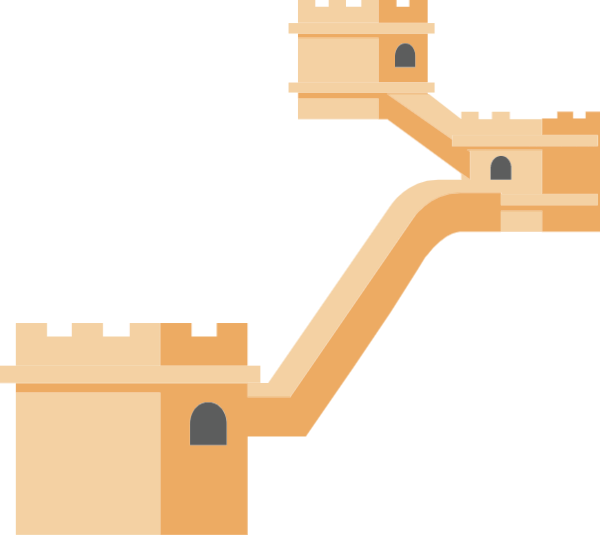 长城堡垒模型建筑模型遗迹