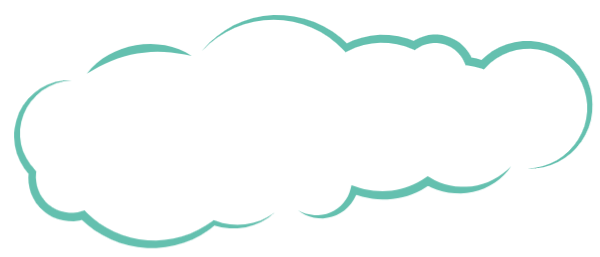 气泡云朵云白云对话框