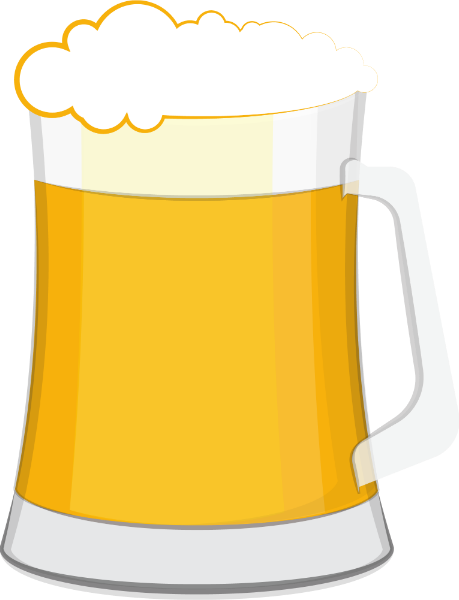 啤酒酒饮料杯子卡通