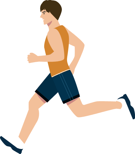 男性男人跑步健身运动